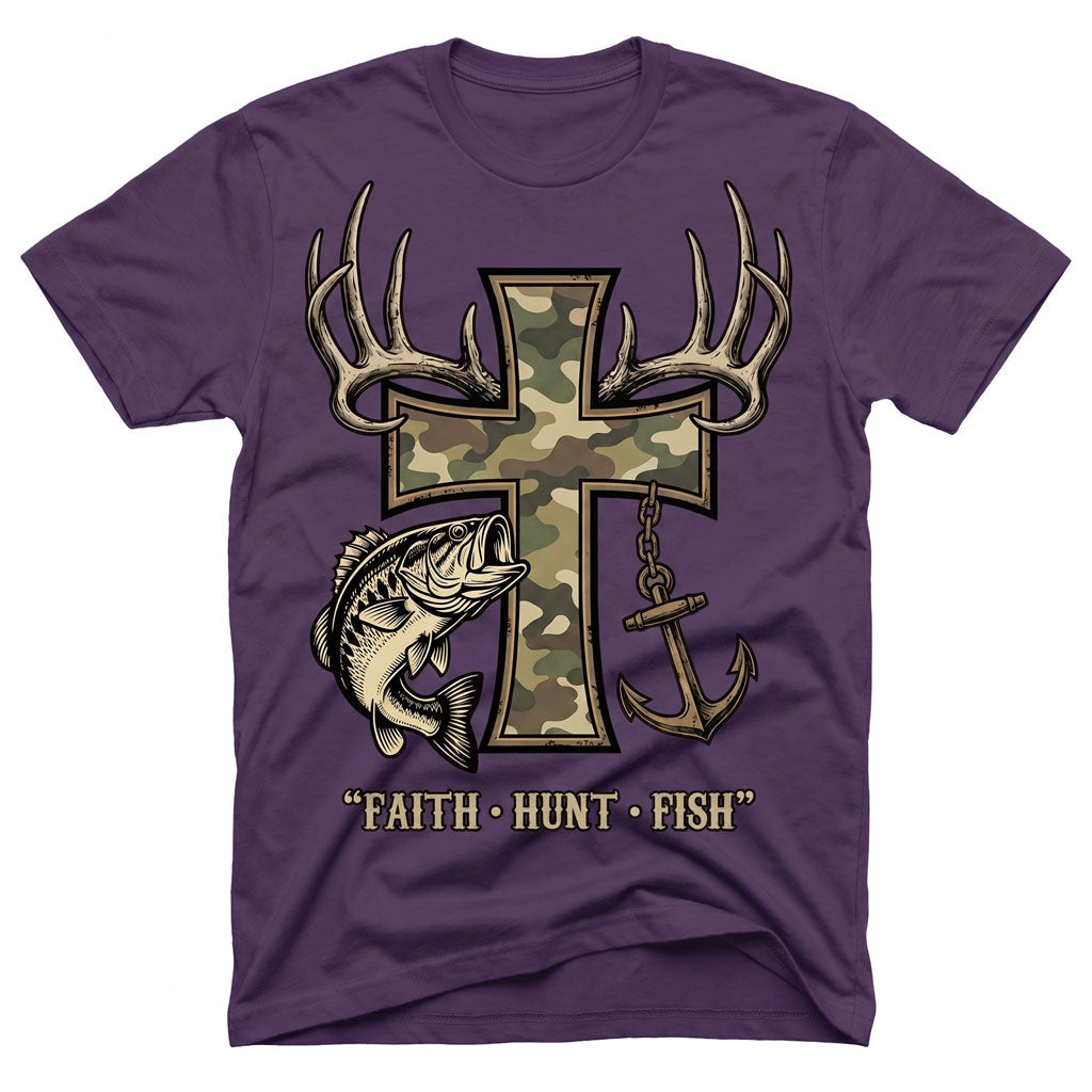 Fish Cross Unisex T-shirt