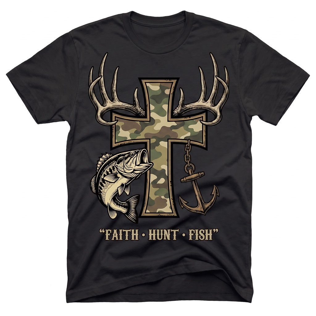 Fish Cross Unisex T-shirt