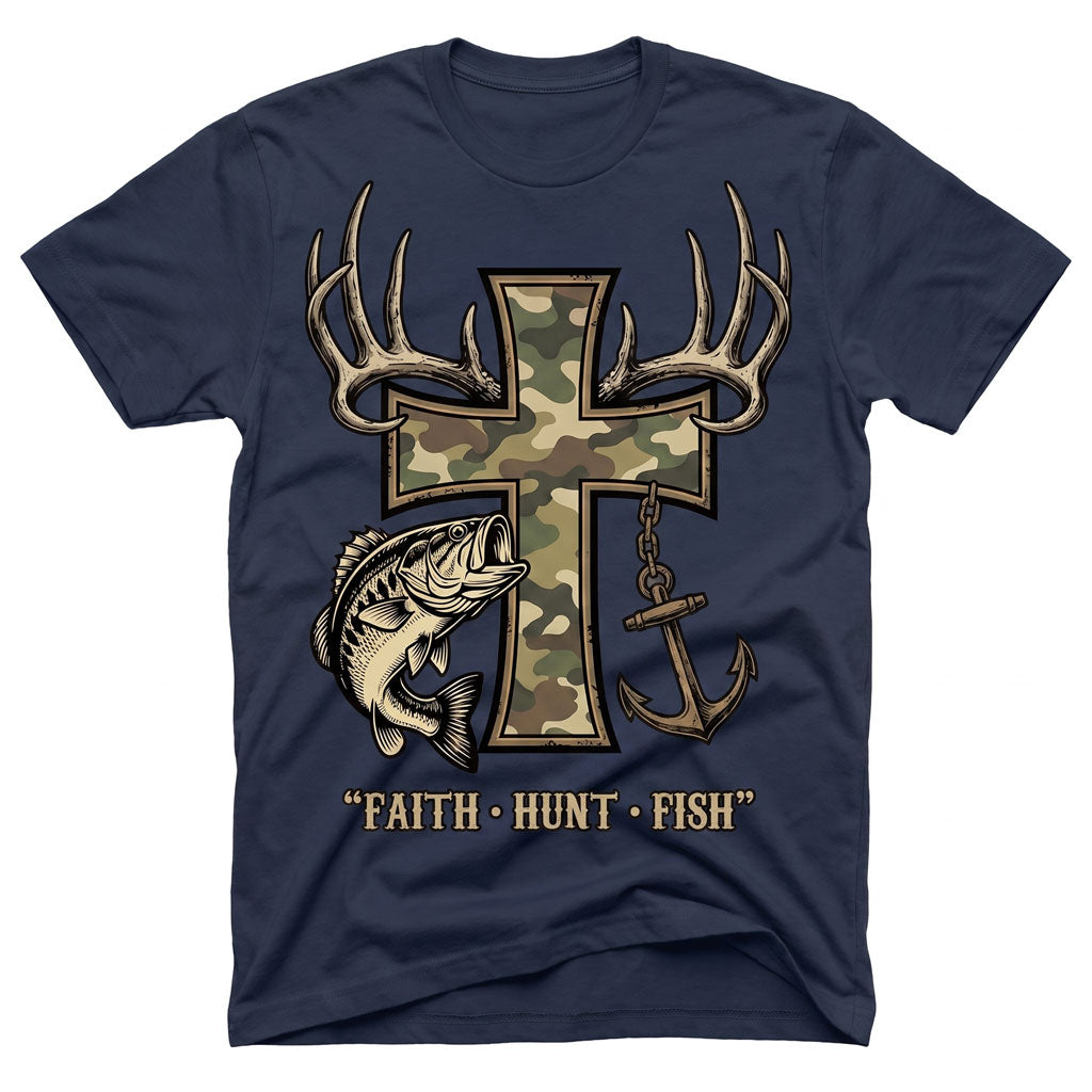 Fish Cross Unisex T-shirt