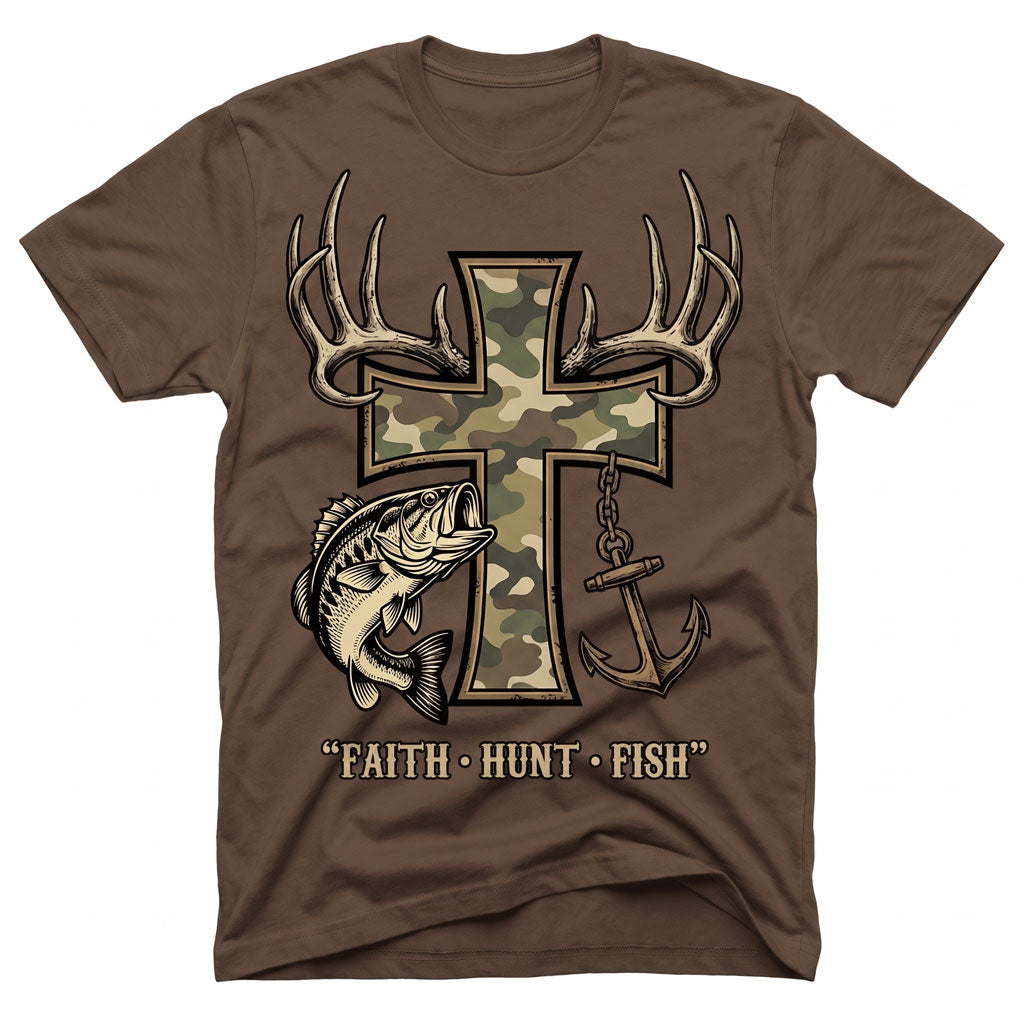 Fish Cross Unisex T-shirt