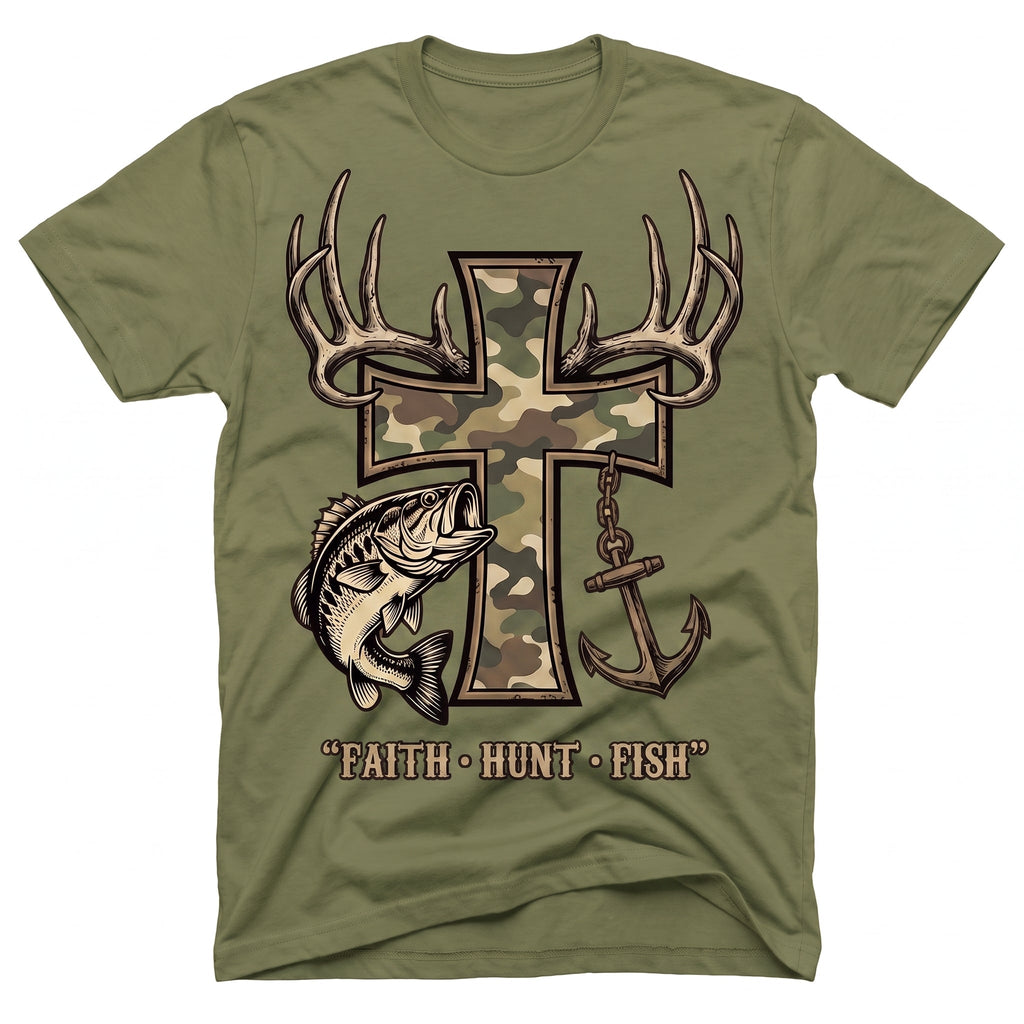 Fish Cross Unisex T-shirt