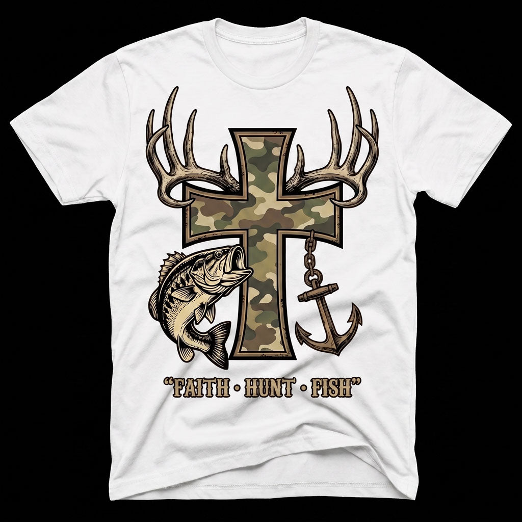 Fish Cross Unisex T-shirt