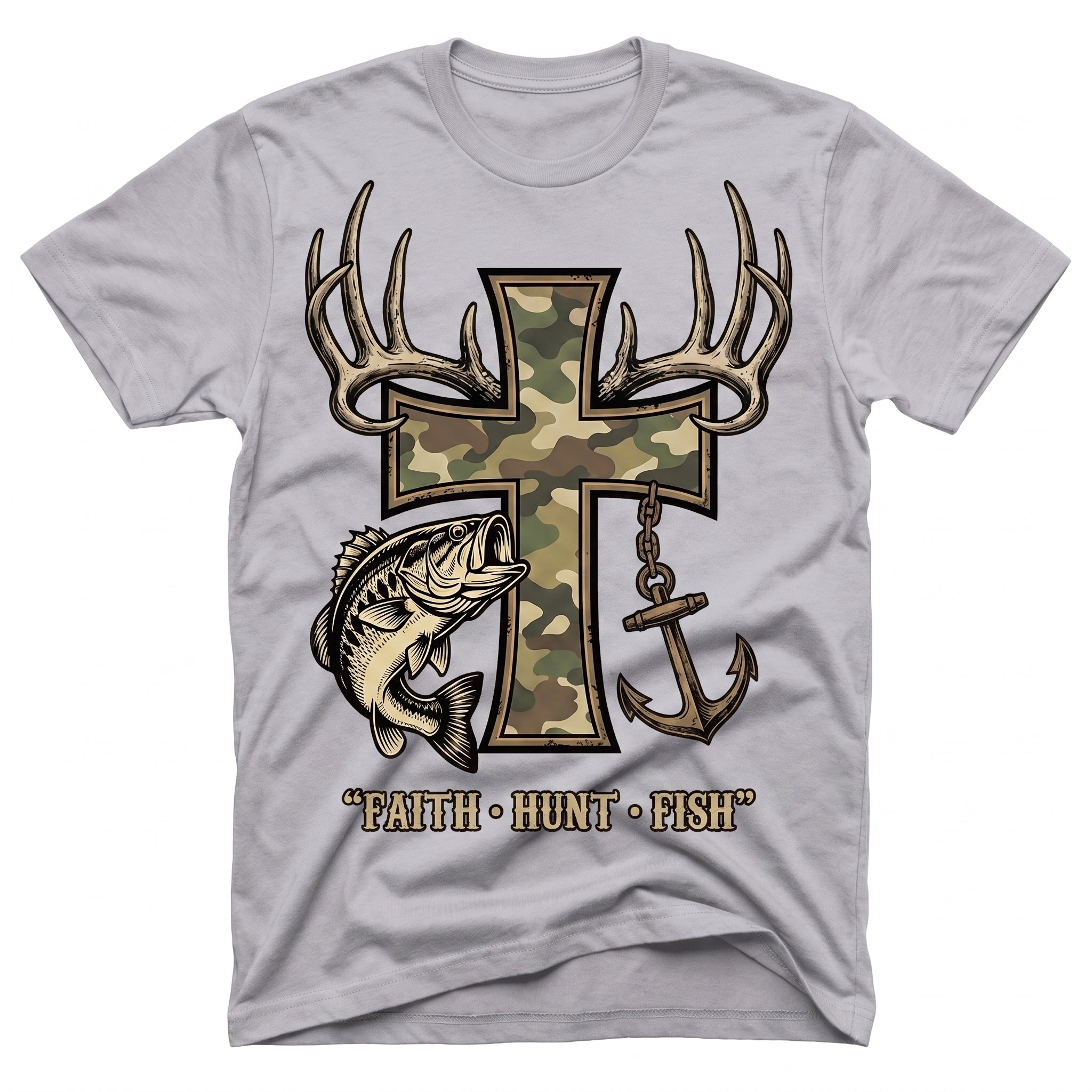 Fish Cross Unisex T-shirt