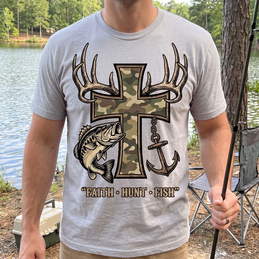 Fish Cross Unisex T-shirt