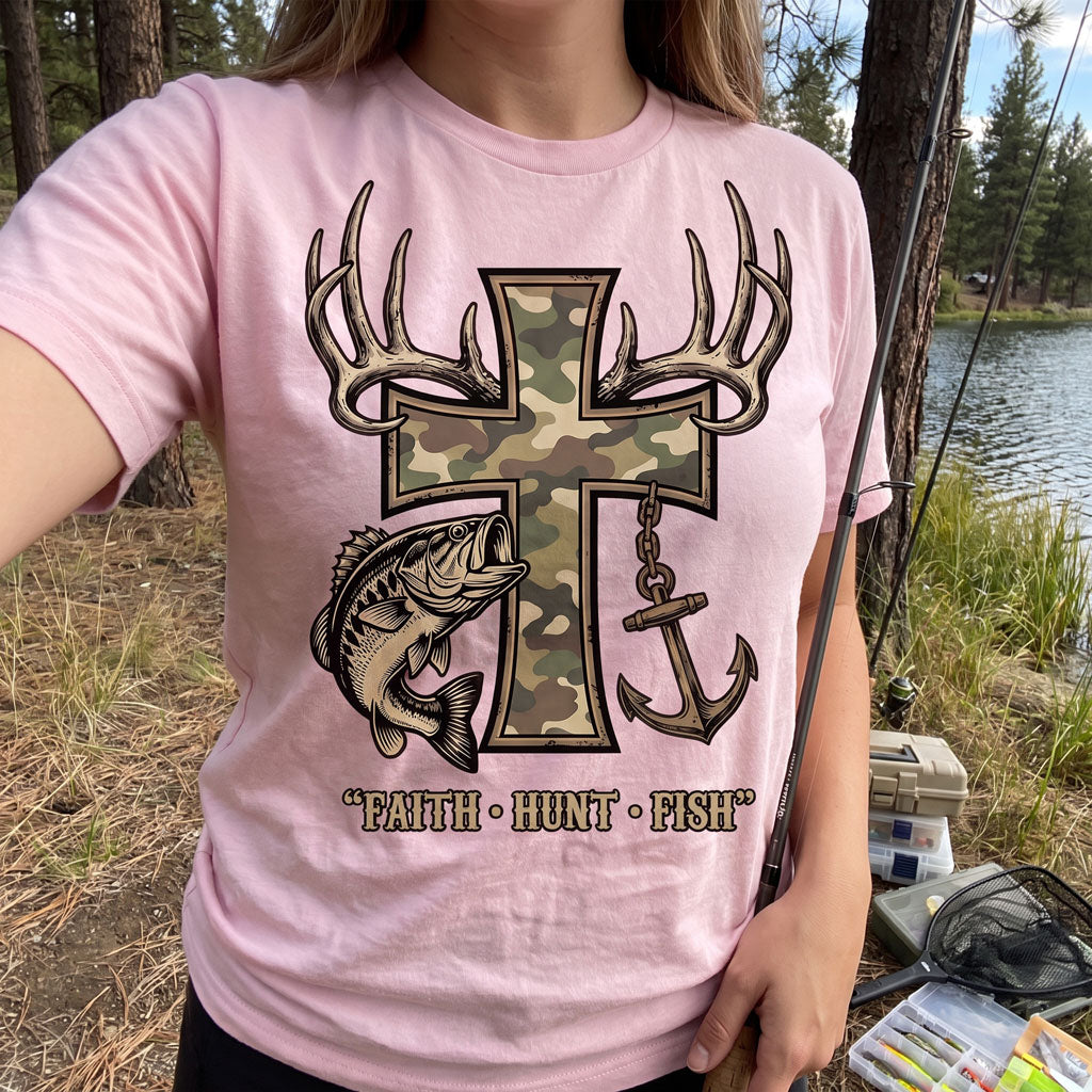 Fish Cross Unisex T-shirt